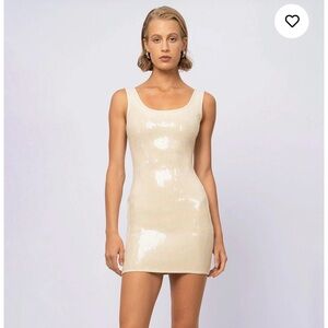 NONchalant Cream Sleeveless Chemise